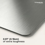 Titanium Wares™  100% Pure Titanium Cutting Board