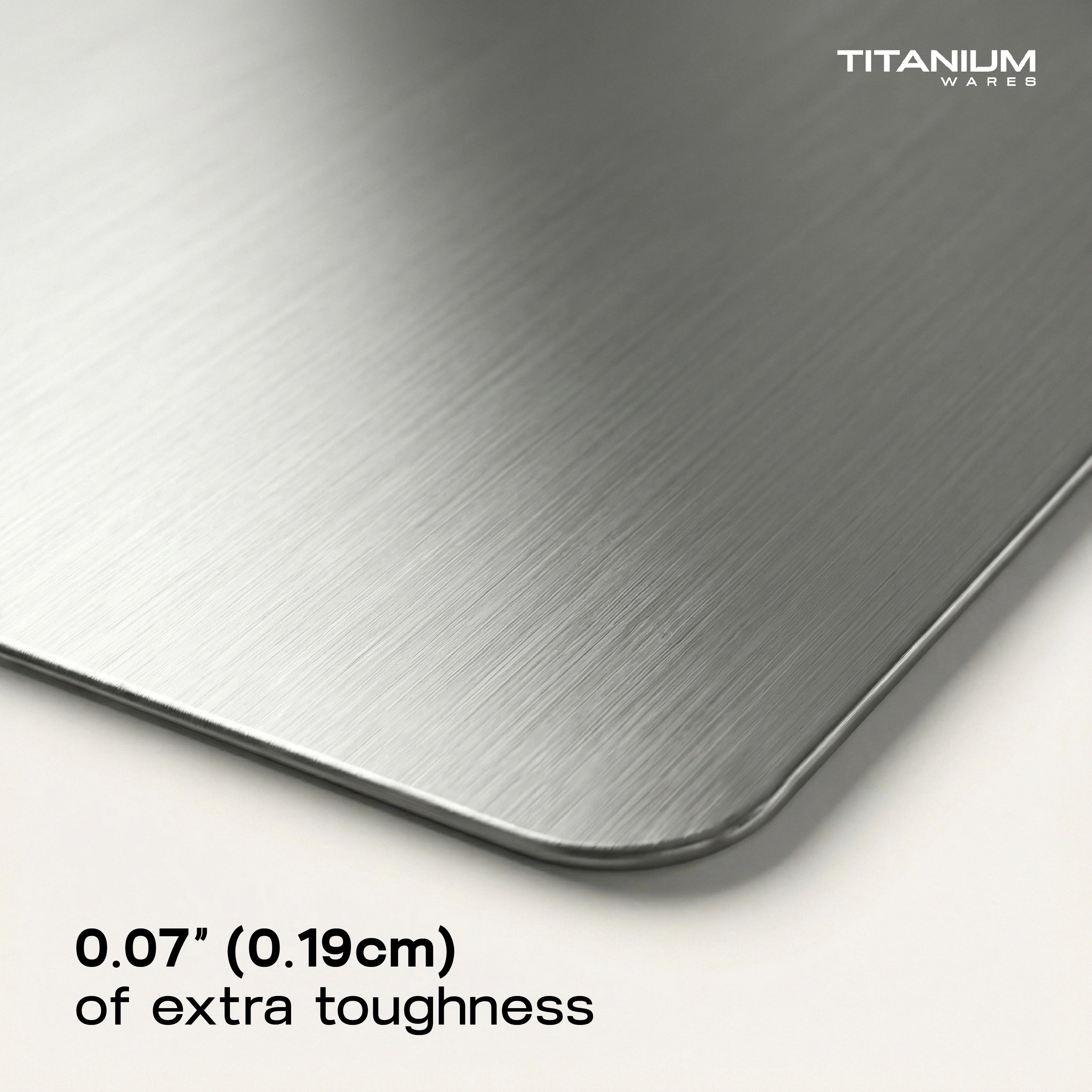 Titanium Wares™  100% Pure Titanium Cutting Board