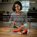 Titanium Wares™  100% Pure Titanium Cutting Board